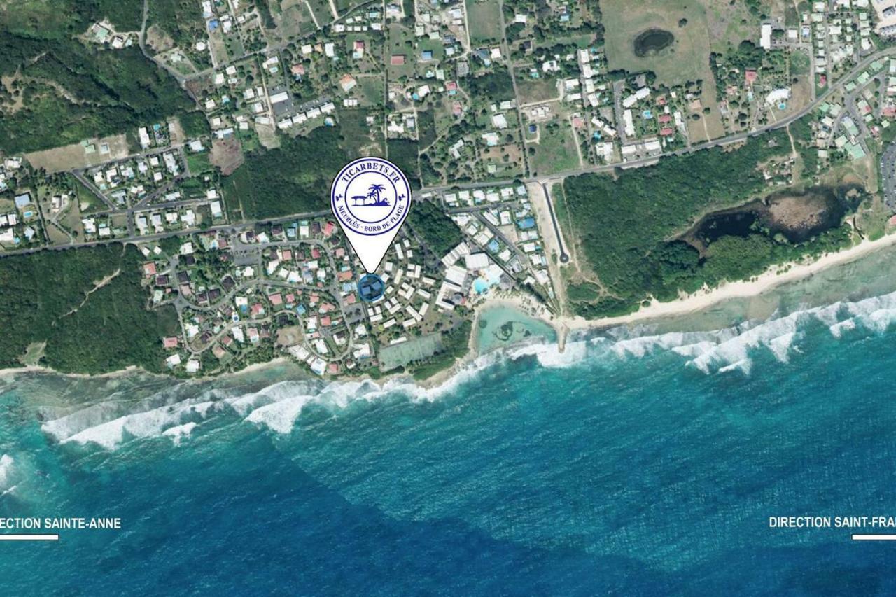 Ticarbets T3 - Résidence Managano - En bord de Plage Saint-Francois  Extérieur photo